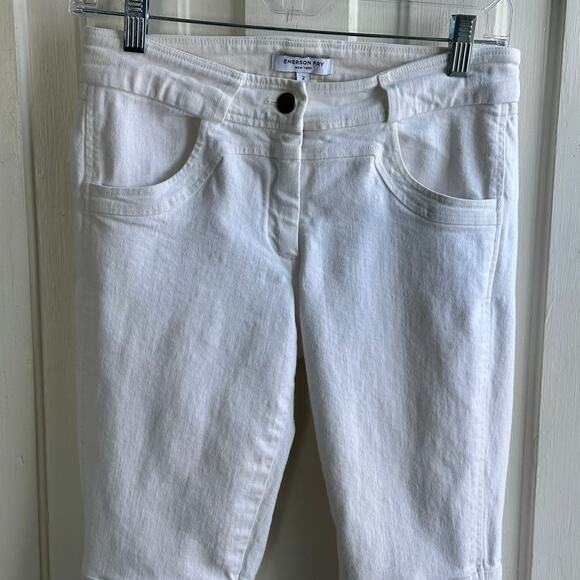 Emerson Fry Mick Jeans Ivory Straight Leg Jeans - Picture 3 of 9